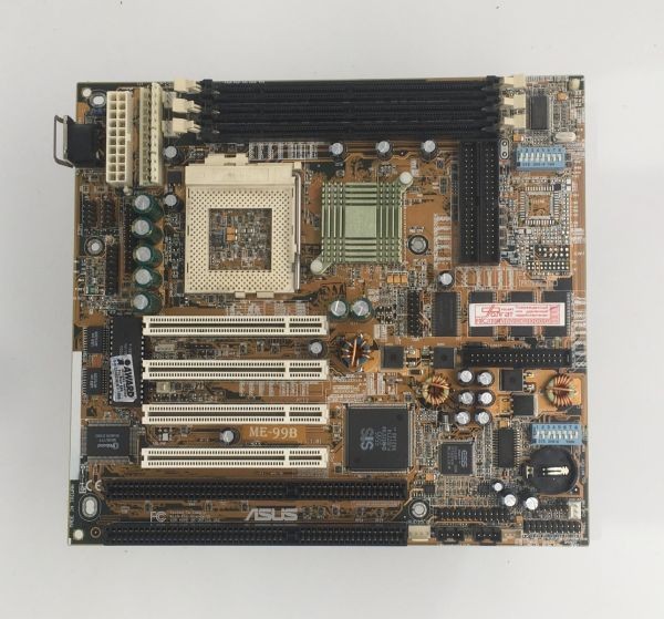 Motherboard asus at me-99b, 2x isa, 4x pci, rev1.01,