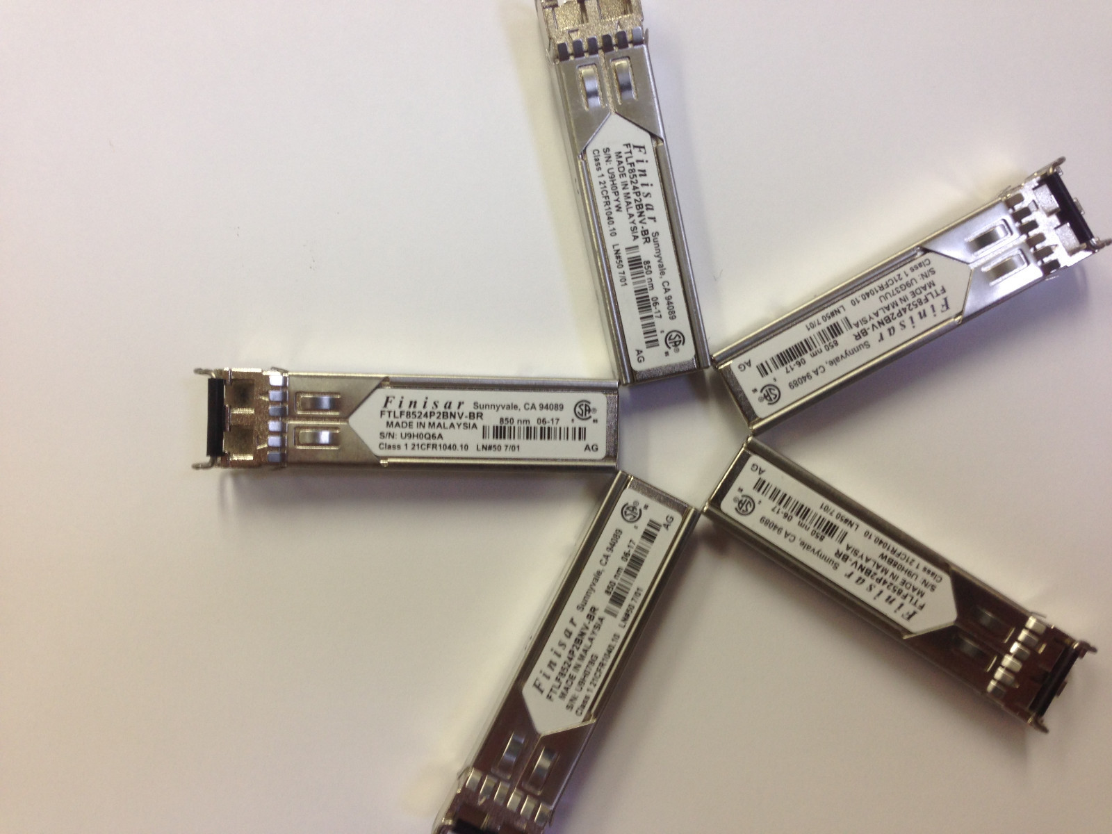 Finisar FTLF8524P2BNV-BR 4Gb SFP 500m SW FC and GbE FTLF8524P2BNV