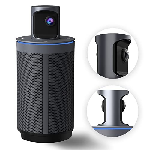 NexiGo Meeting 360 8K Captured AI-Powered Framing & Speaker Tracking - Black