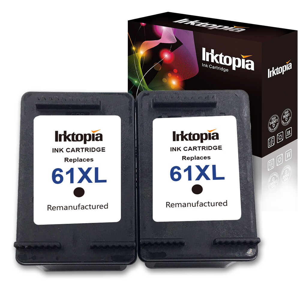 Combo PK 61XL Black Ink for HP Deskjet  2514 3050 3054 3510 3511 3516 3050A