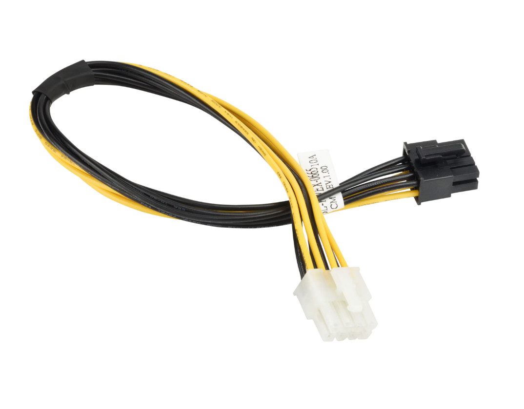 Supermicro CBL-PWEX-0665 8-Pin CPU to 8-Pin PCIe 30cm GPU Power Cable