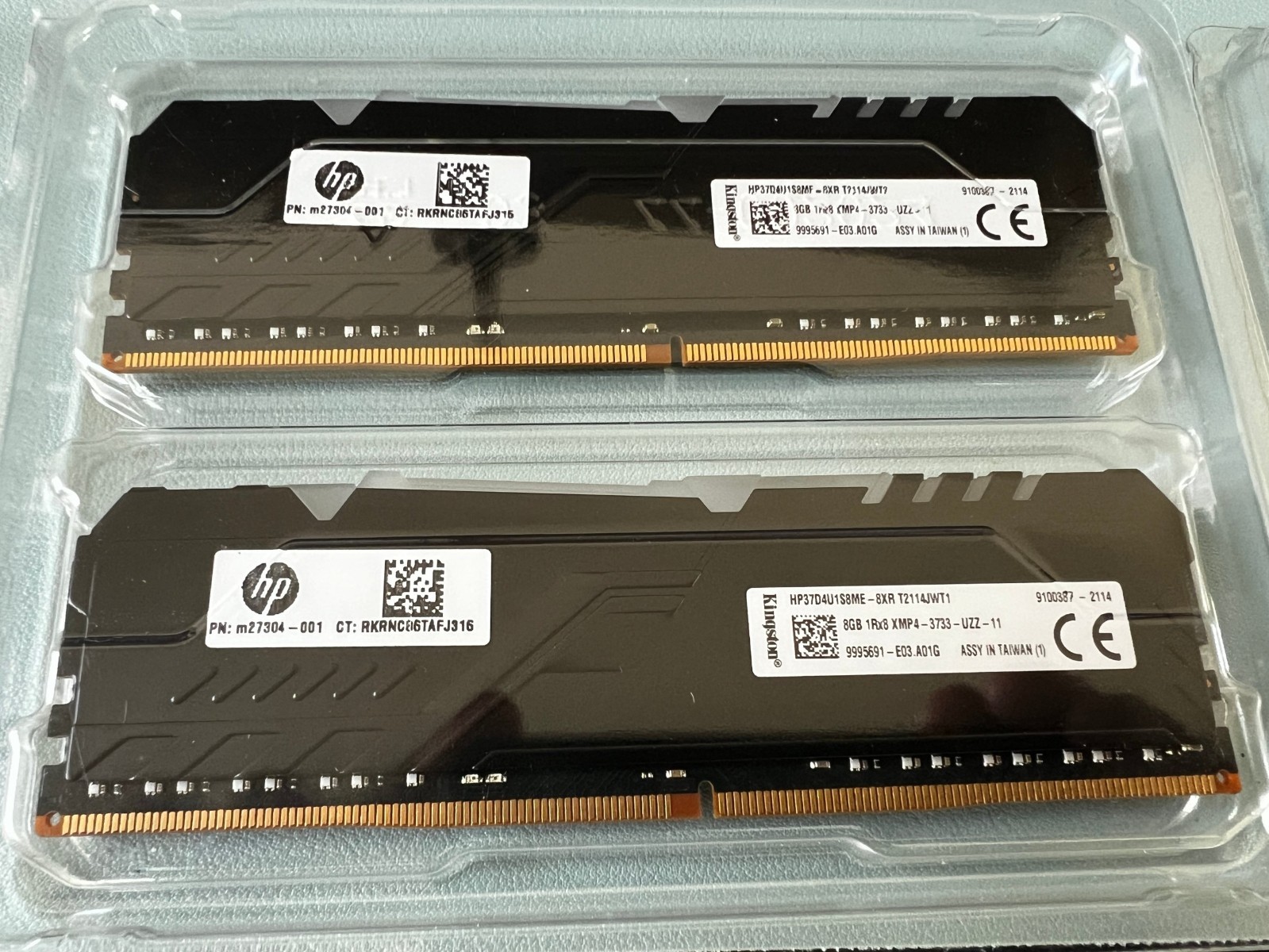 40GB (5x8GB) HP Kingston HyperX Fury DDR4 RAM 4x 3733 + 1x 3200 HP37D4U1S8ME-8XR