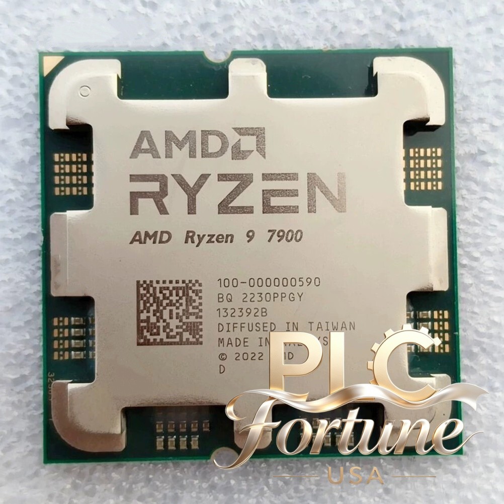 Used AMD Ryzen 9 7900 R9 7900 3.7GHz 12-Core 24-Thr 64MB 65W AM5 CPU Processor