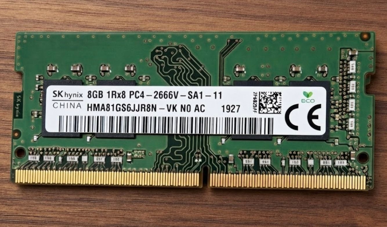 SK hynix 8GB 1Rx8 DDR4 SO-DIMM PC4-2666V RAM HMA81GS6JJR8N-VK