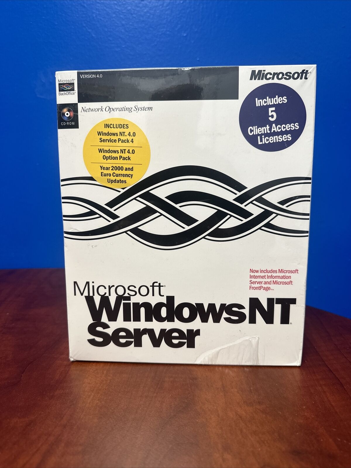 Microsoft Windows NT Server incl 5 Client Access Licenses 0896 Part No. 94336