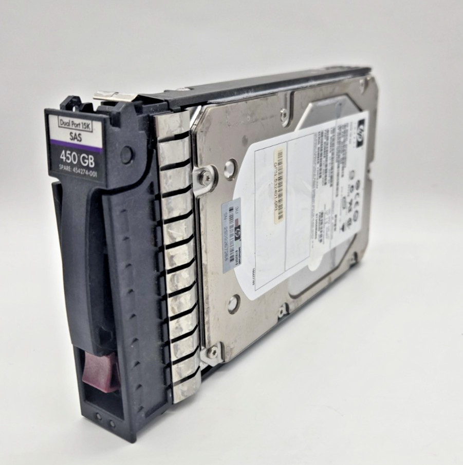 HP 450GB 15K SAS DP 3.5" 3G Hard Drive with 454228-003 454274-001