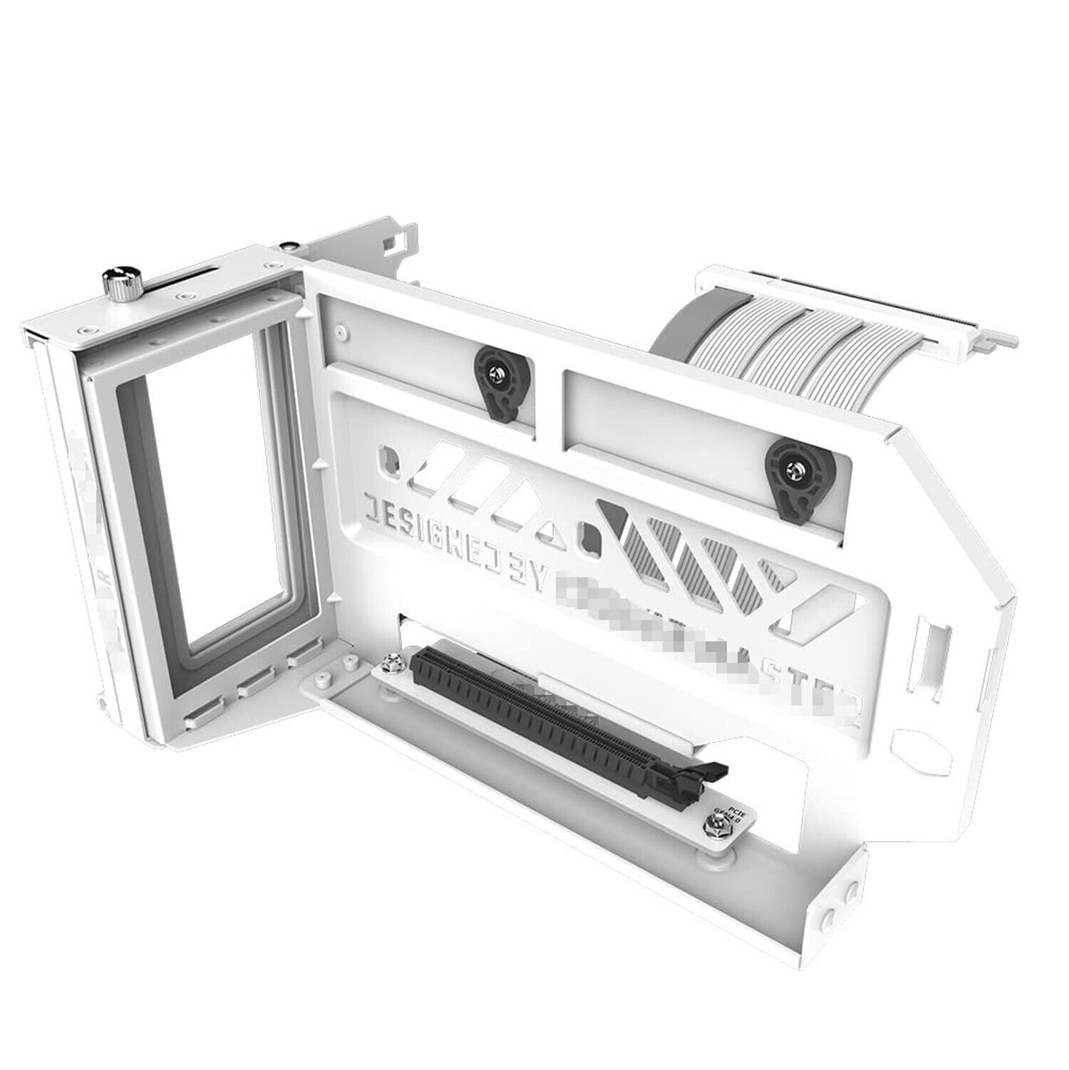 MasterAccessory Vertical Graphics Card Holder Kit V3 White Edition with Premi...