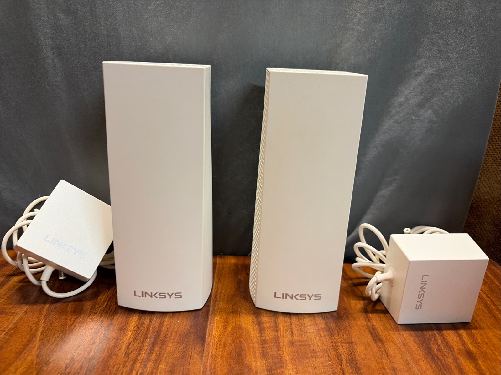 Lot of (2) LINKSYS Velop WHW03 Tri-Band Mesh Wi-Fi Router System White