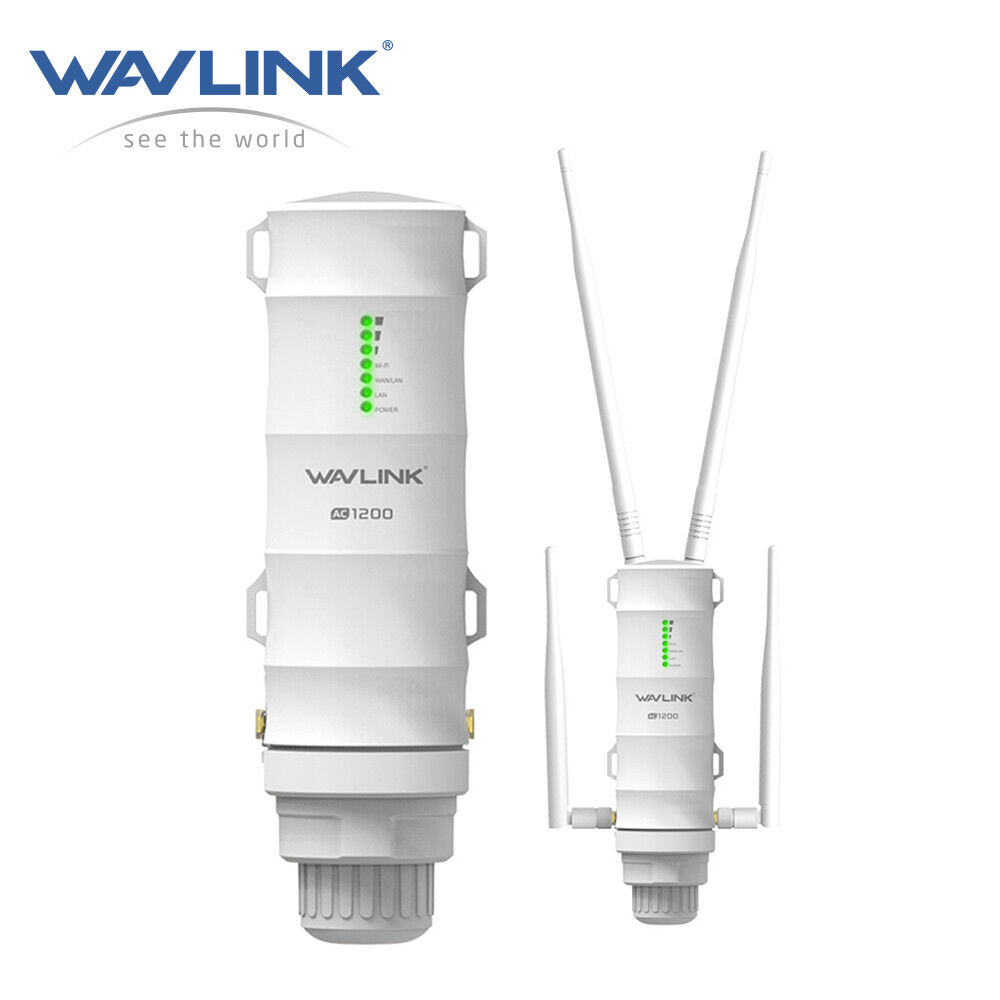 WAVLINK AC1200 High Power Outdoor WiFi Range Extender/Wireless Access Point/Mesh