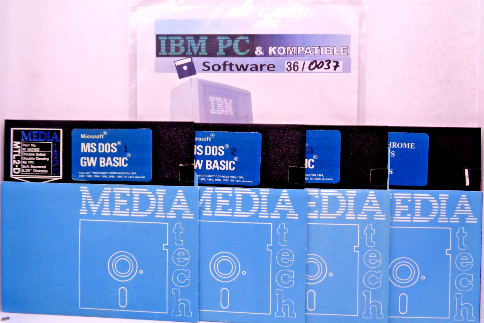 IBM PC -- MS DOS / GW BASIC (MICROSOFT - DISK)