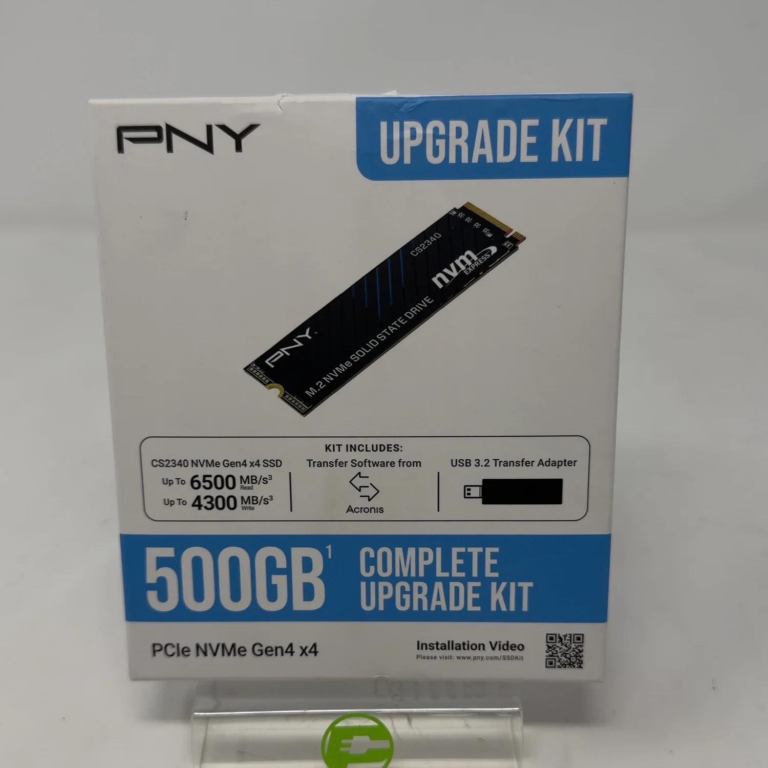 New PNY 2280mm Complete Upgrade Kit 500GB M.2 NVMe Gen 4.0 x 4 SSD