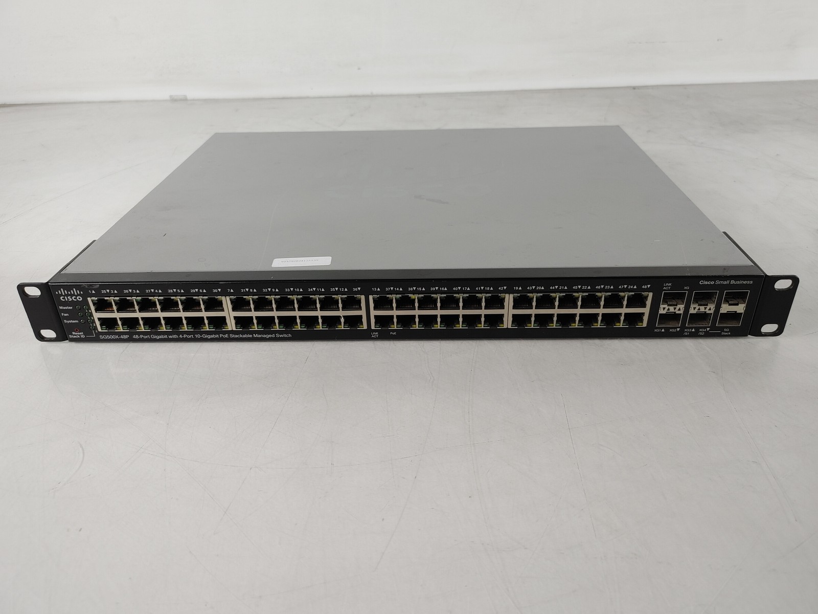 Cisco Small Business SG500X-48P 48-Port Gigabit Ethernet Managed PoE Ethernet