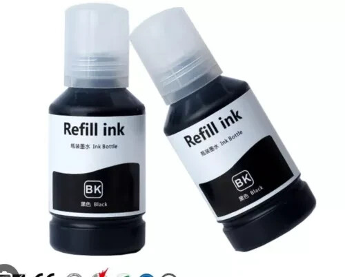 Ink Bottle Replacement For 532 T532 Compatible With Epson For ET-M1100-2Black