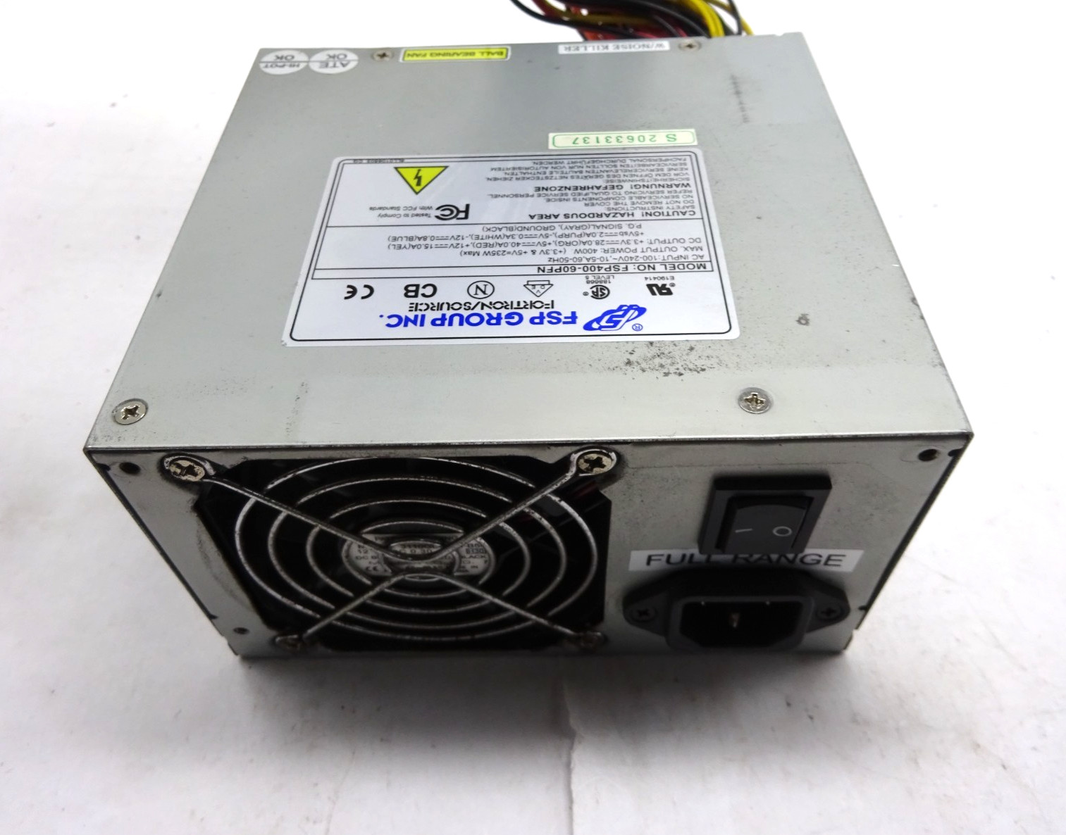 FSP GROUP INC. FORTRON/SOURCE *FSP400-60PFN* 20 PIN Power Supply 400W #NT6200