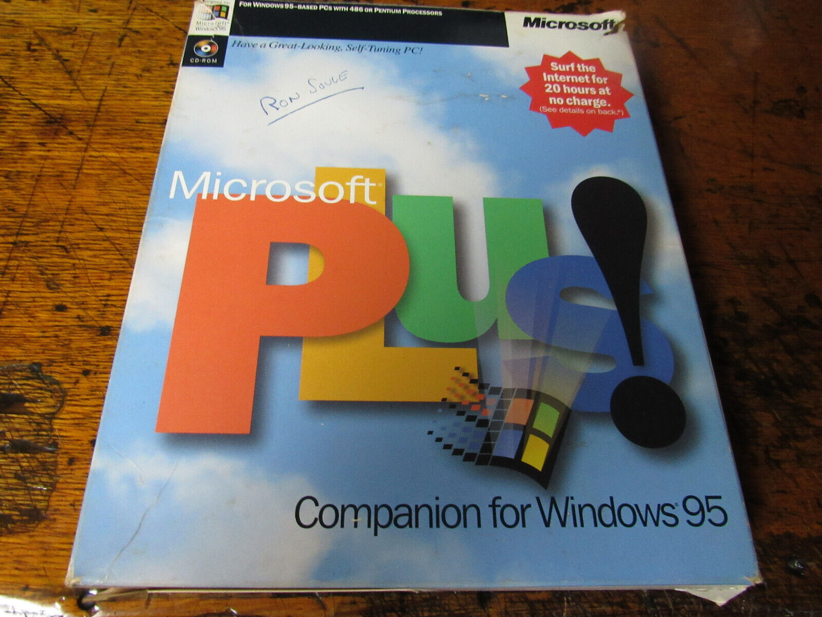 MICROSOFT PLUS COMPANION FOR WINDOWS 95 WITH KEY PREOWNED