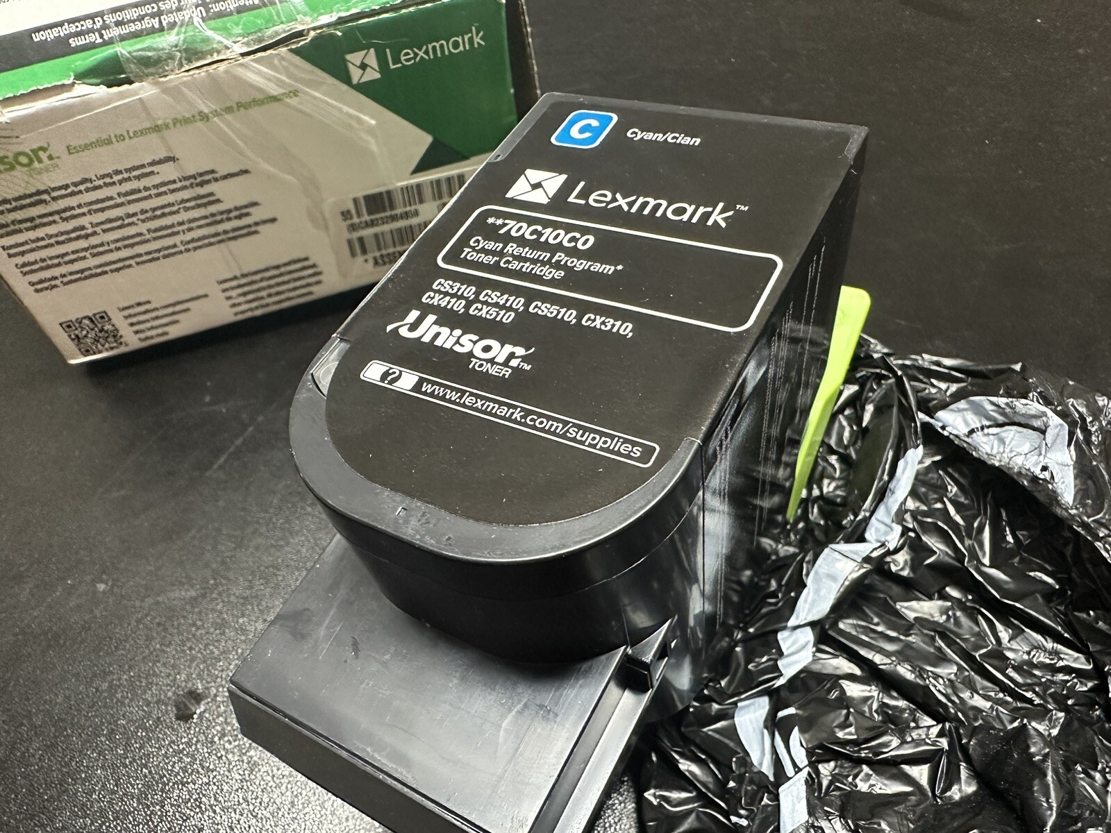 Lexmark 71B10C0 Cyan Toner  Genuine OEM New Open Box Read