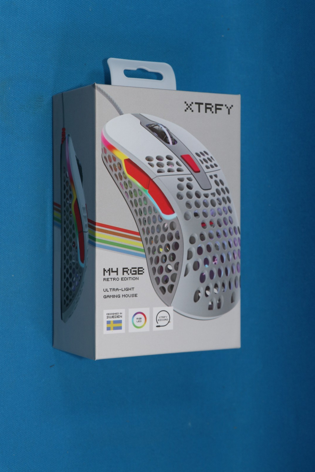 CHERRY XTRFY M4 RGB Retro Edition Gaming Mouse Optical Pixart 3389 sensor NEW