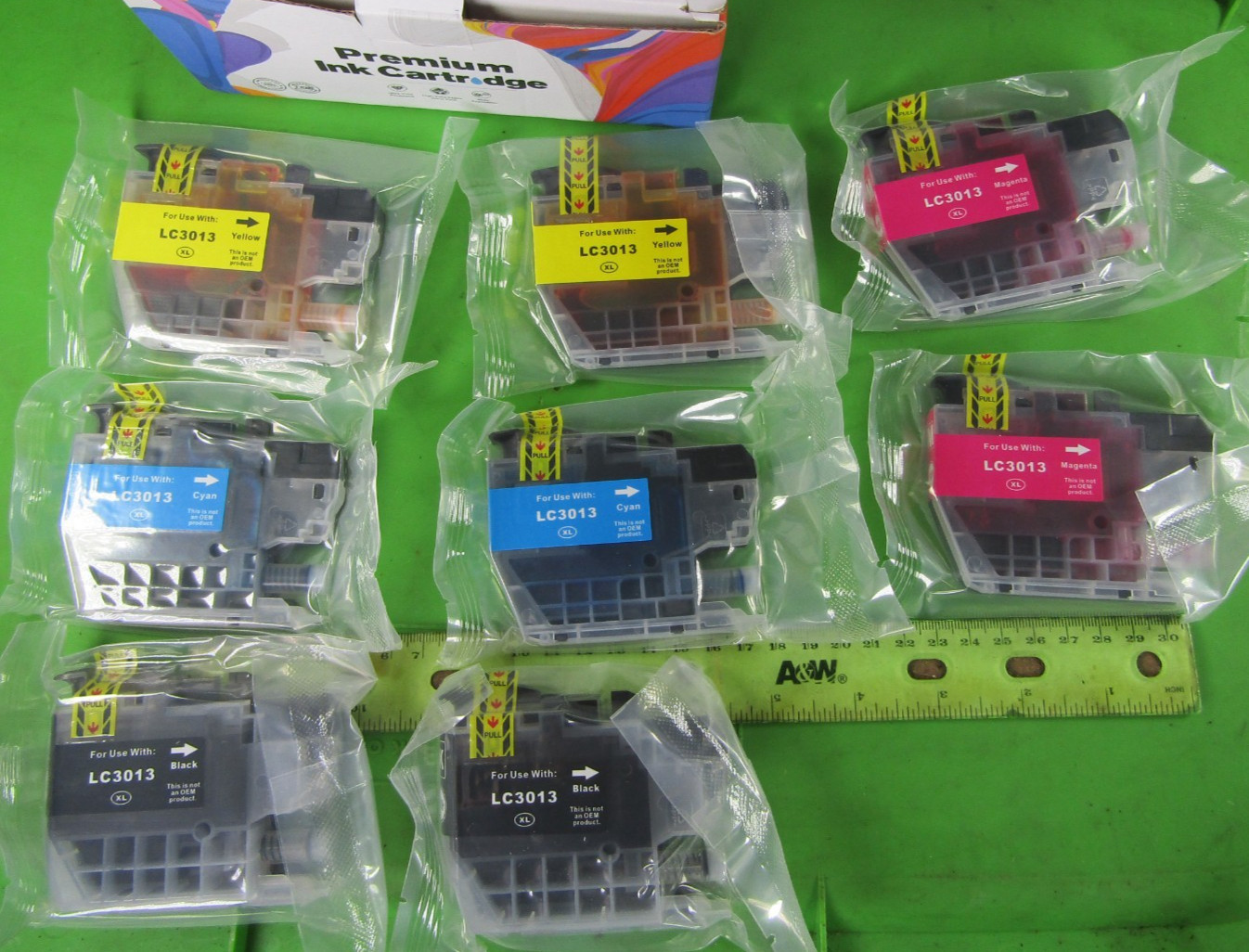 8 PK LC3013 LC-3013 Ink Cartridges Brother🔥2 Blk. 2 Yel, 2 Cyan, 2 Mag exp 2024