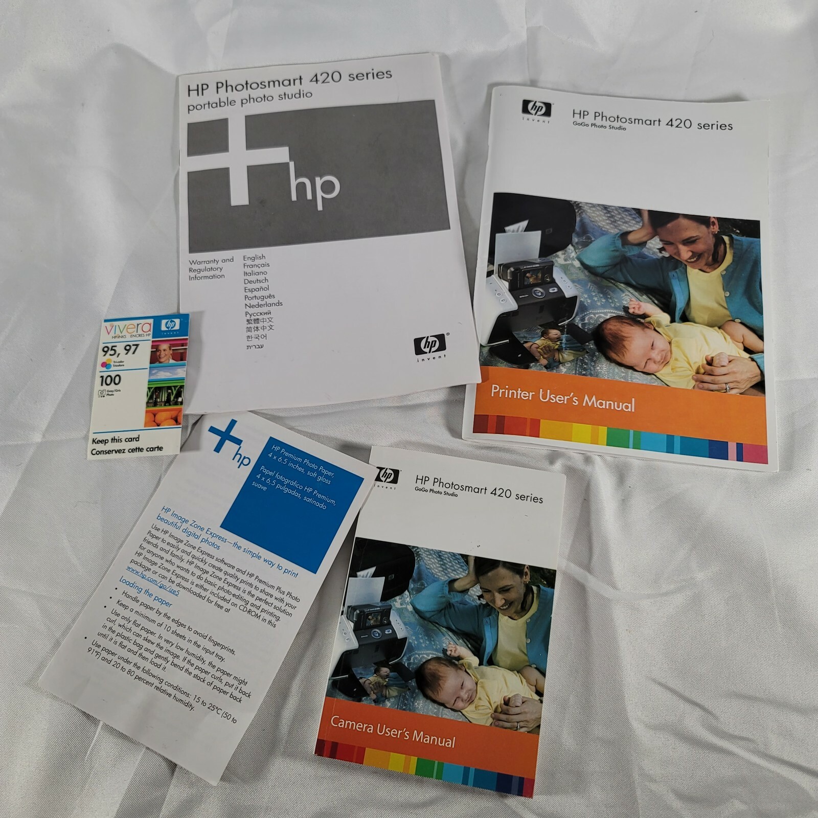 HP Photosmart 420 Series GoGo Photo Studio Printer Users Manual's 