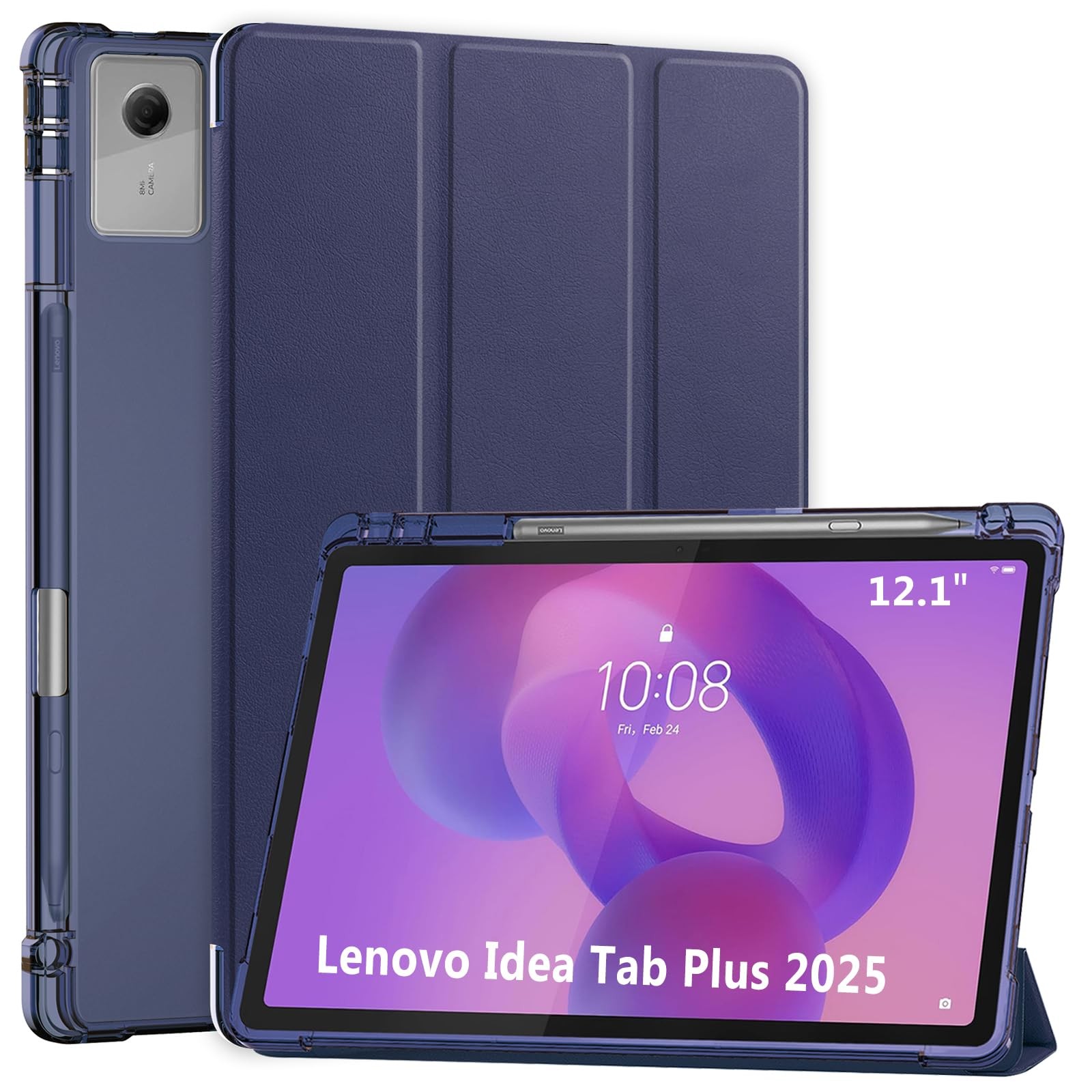 ProCase Smart Case for 2025 Lenovo Idea Tab Plus 12.1 Inch/Tab K12, Slim Light