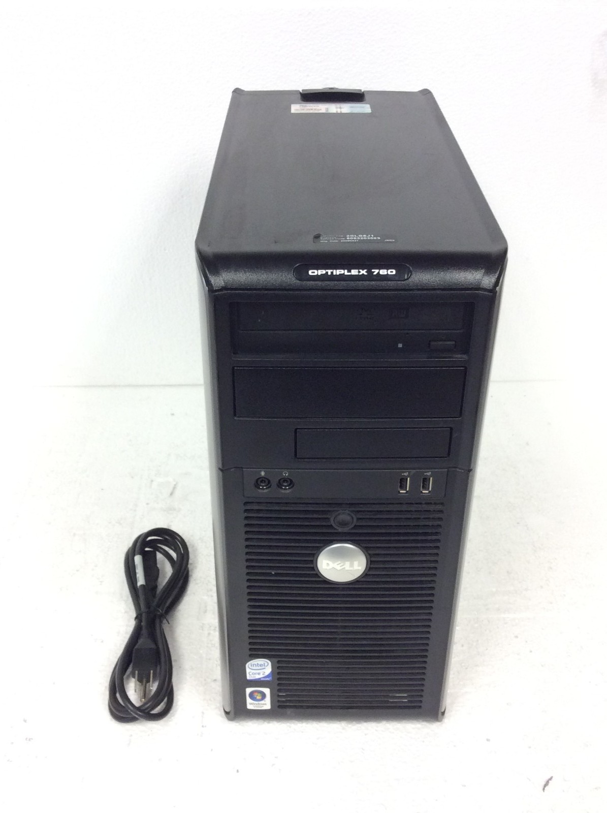 Dell Optiplex 760 Computer Core 2 Duo E7300 2.66GHz w/ 2GB DDR2,DVD-RW, No HD
