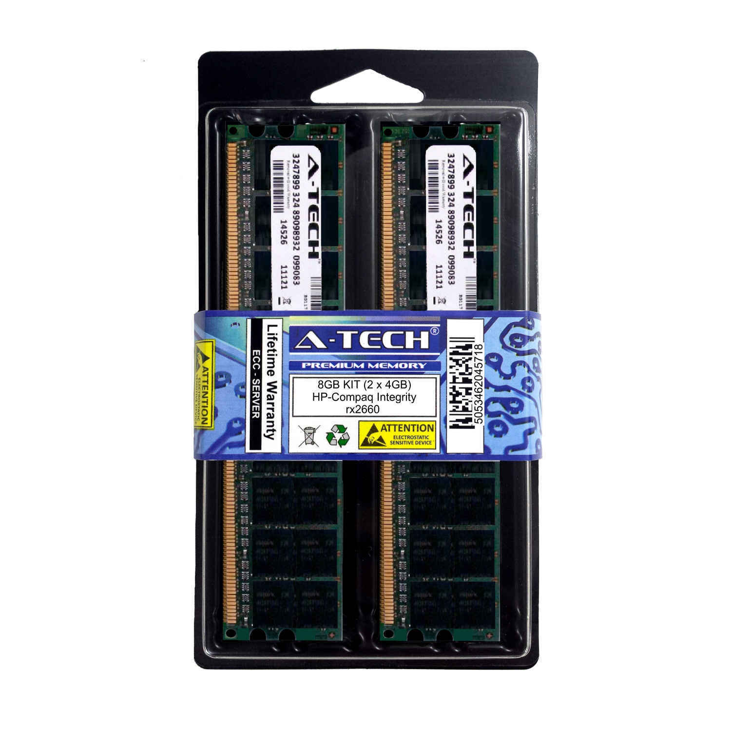 8GB KIT 2 x 4GB for HP Compaq Integrity rx2660 rx7640 rx8640 PC2-3200 Ram Memory