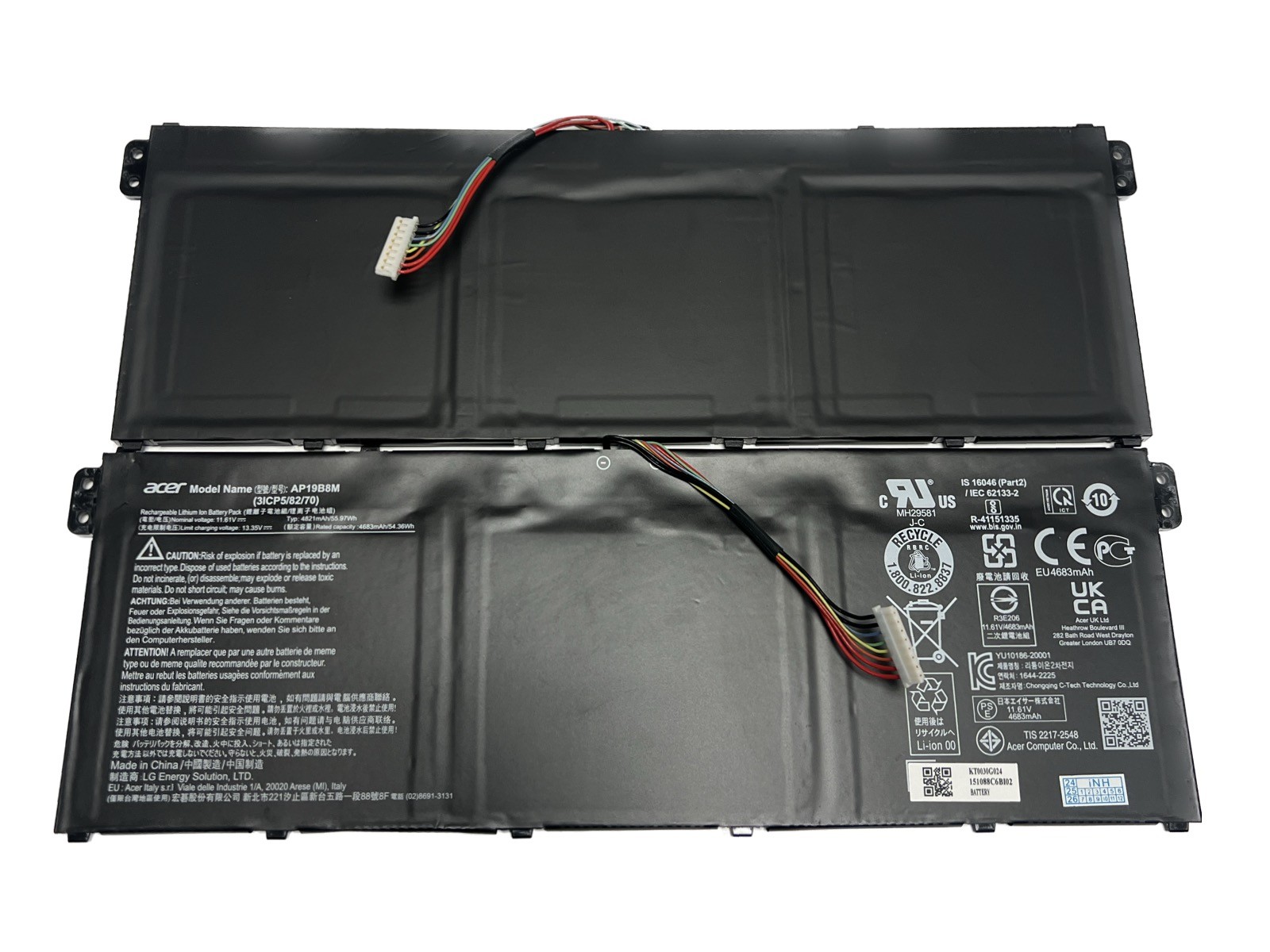 new Genuine Battery AP19B8M KT.0030G.024 For Acer Chromebook Spin 714 CP714-1WN