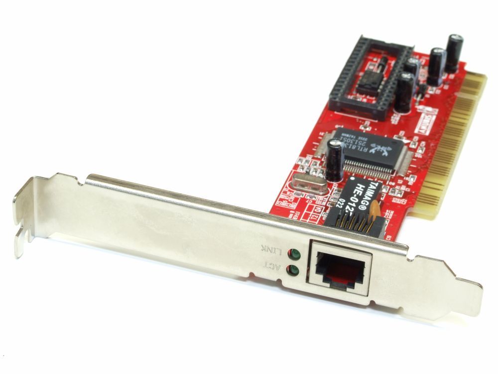 Anubis 37-AN12200-211C PCI RJ45 LAN Desktop Computer Network Card/Network Card