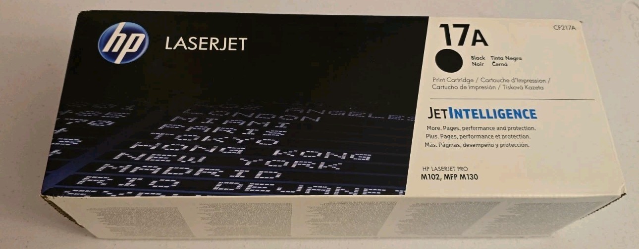 HP 17A Black LaserJet Toner Cartridge CF217A JetIntelligence Original Genuine