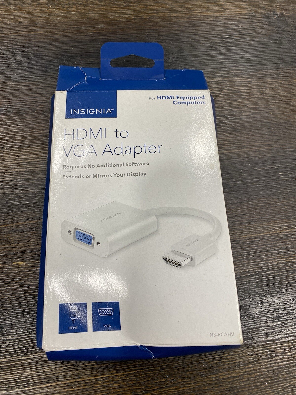 Insignia NS-PCAHV - HDMI to VGA Adapter - White