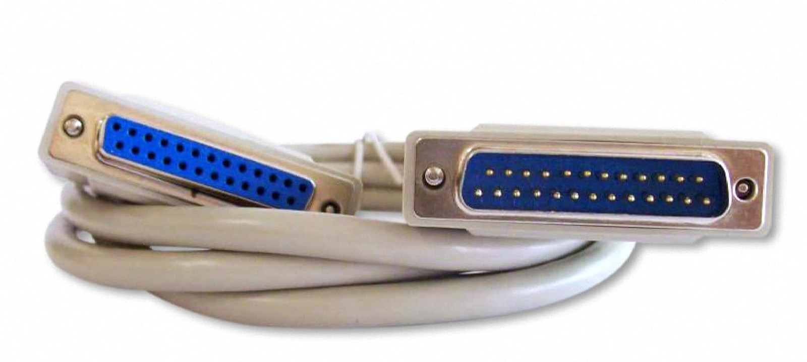 6 Foot DB25 25 Pin Serial Port Cable Male to Female RS232