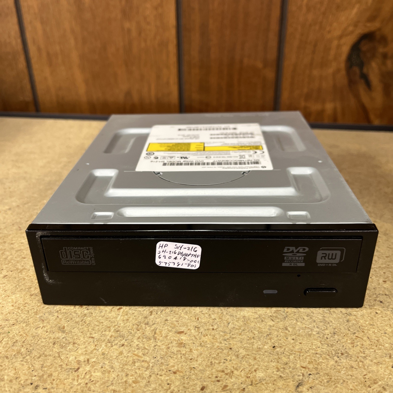 HP 575781-801 690418-001 SH216 DVD Writer Drive SH-216BB/HPTHF Black Bezel