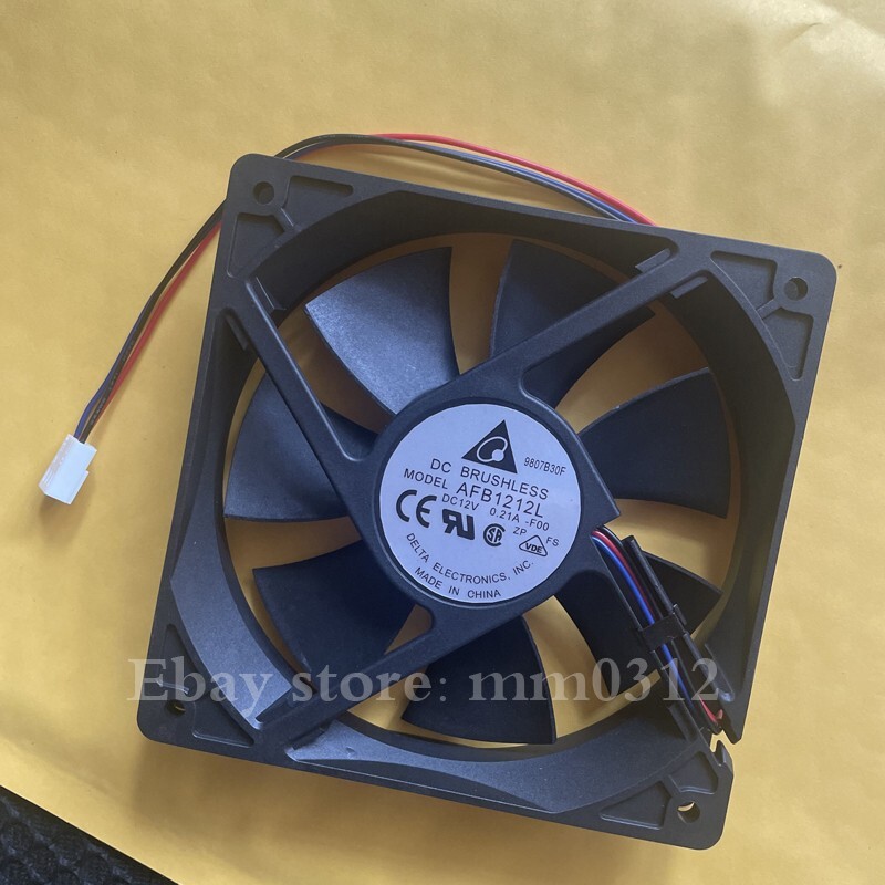 Delta AFB1212L 12V 0.21A 12CM 12025 chassis power cooling fan