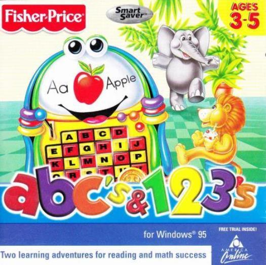 Fisher-Price ABC's & 123's PC CD learn letters alphabet numbers counting game