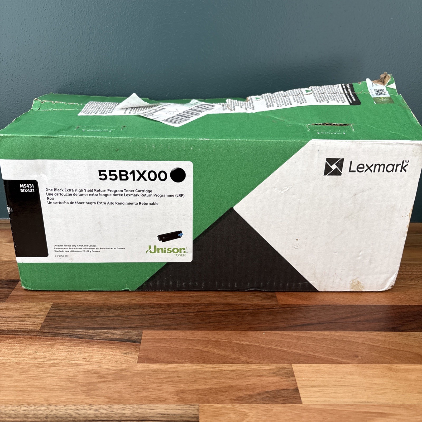 Lexmark 55B1X00 Laser Toner Cartridge - Black *FREE SHIPPING*