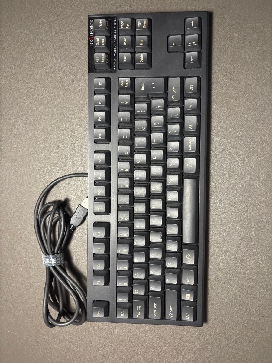 Topre REALFORCE R2TL-JP4-BK Black Tenkeyless Japanese Keyboard