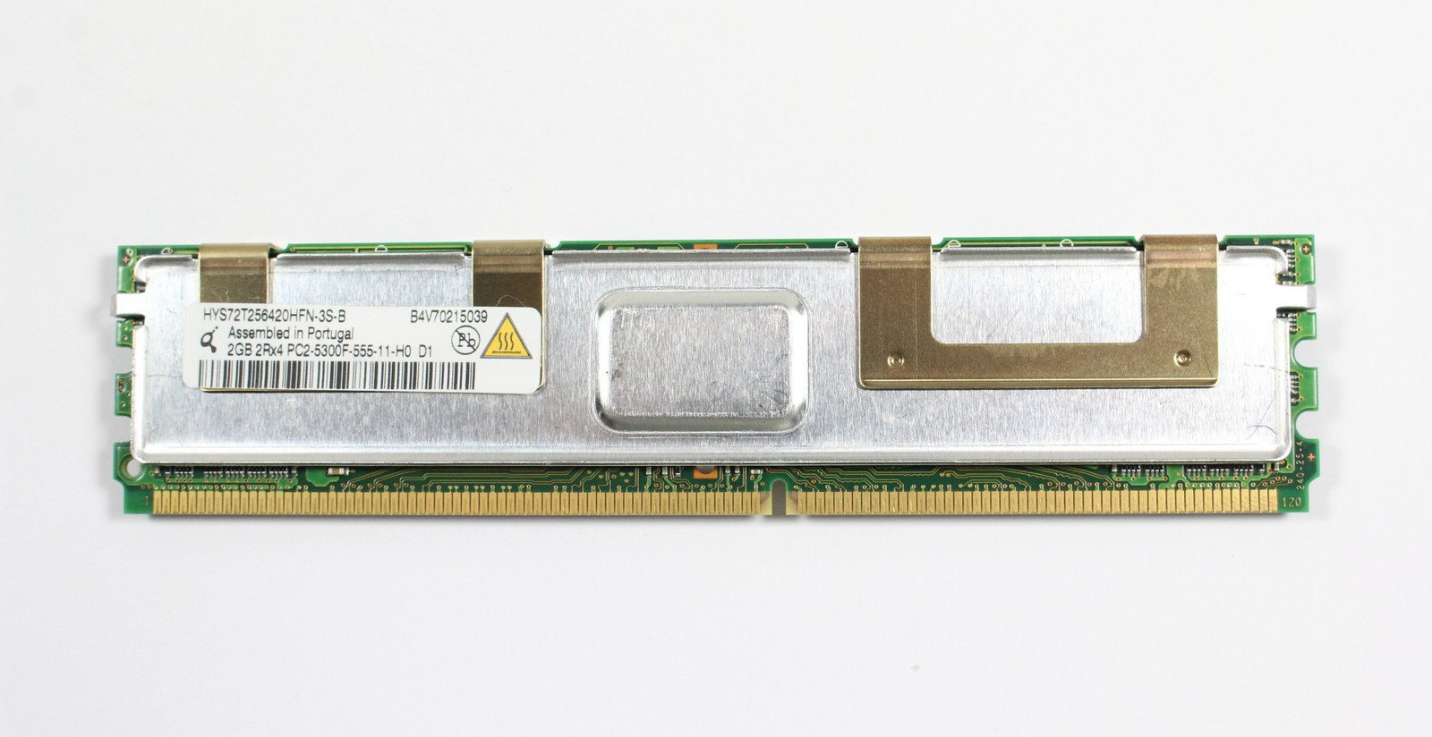Lot 10 Qimonda HYS72T256420HFN-3S-B 2GB PC2-5300F 2Rx4 1333MHZ Memory DIMM NP551