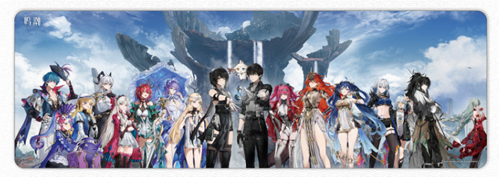Wuthering Waves WuWa Official Long Mousepad Desk Mat 16x47in