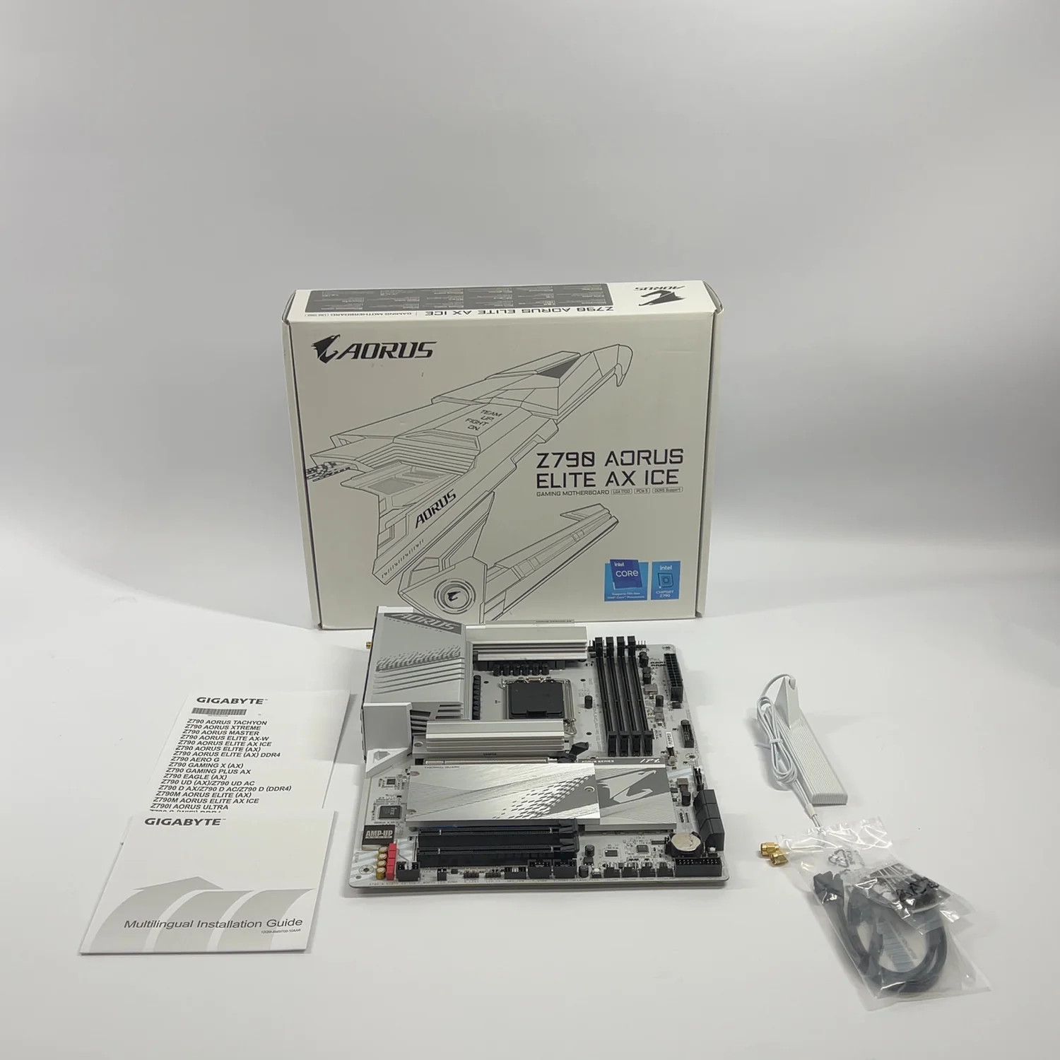 Gigabyte Z790 AORUS ELITE AX ICE LGA 1700 ATX Intel DDR5 Motherboard