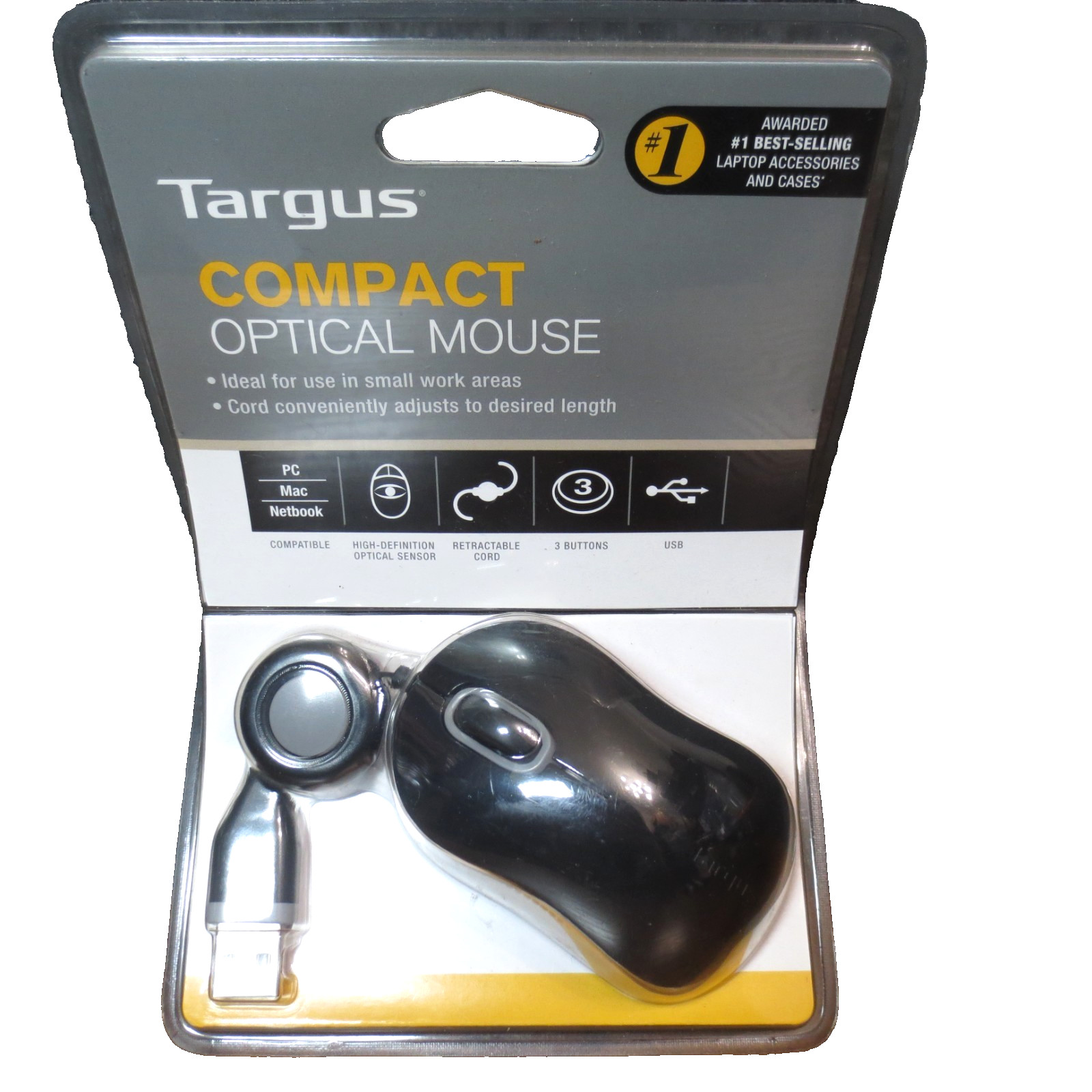 Targus Compact Blue Trace Mouse Technology Tracking Black Laptop Accessories