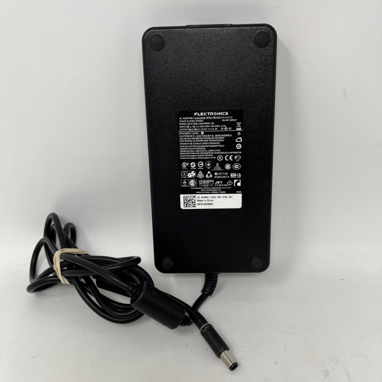 Flextronics Dell OEM AC Adapter 240W 0FHMD4 19.5V Power Supply ONLY