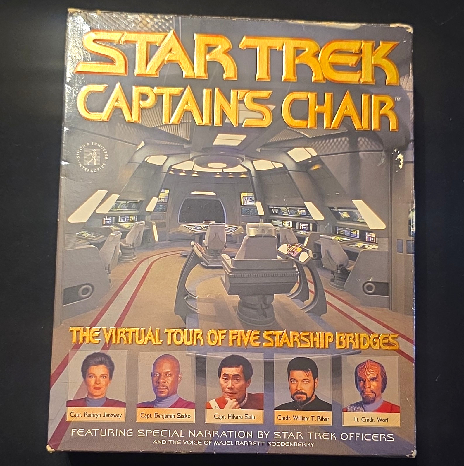 Simon & Schuster Interactive Star Trek Captain's Chair CD Windows/Mac English