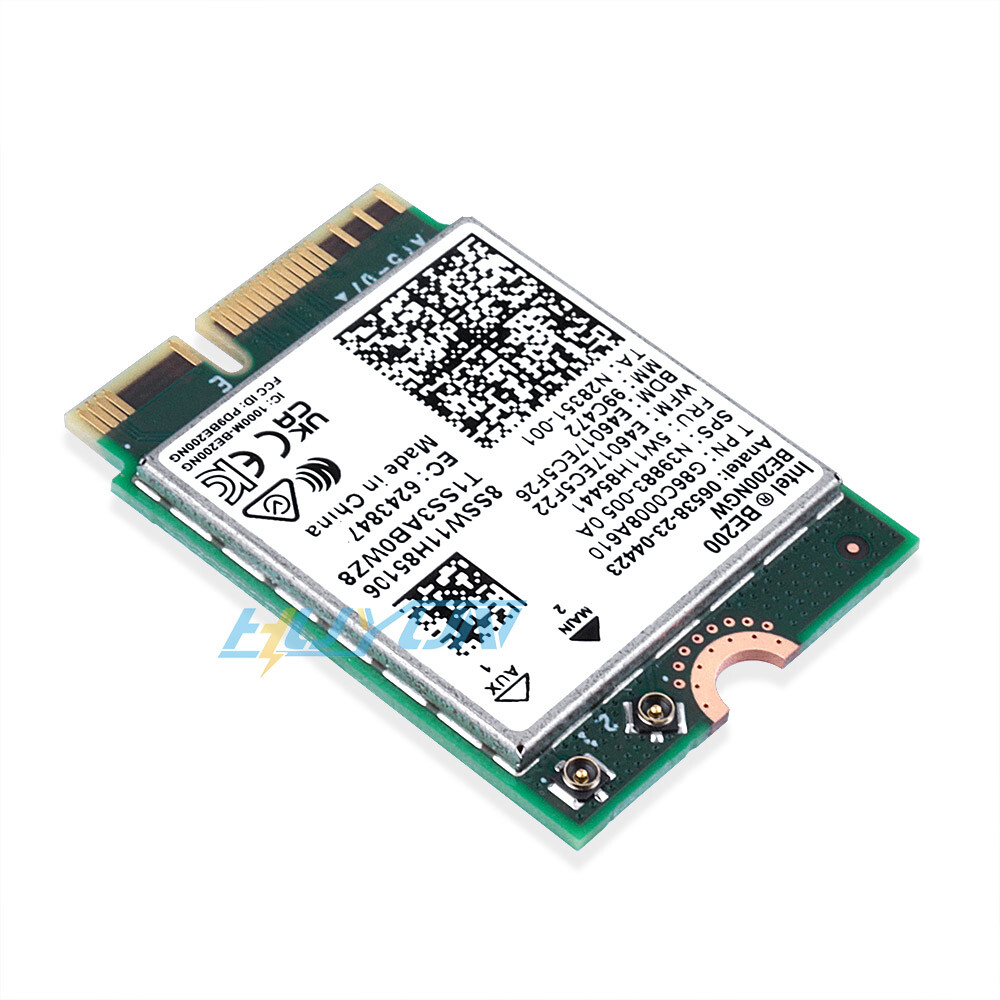 NGFF M.2 Wifi Card Tri-band PC wifi Bluetooth 5.4 Intel WiFi 7 BE200 BE200NGW 
