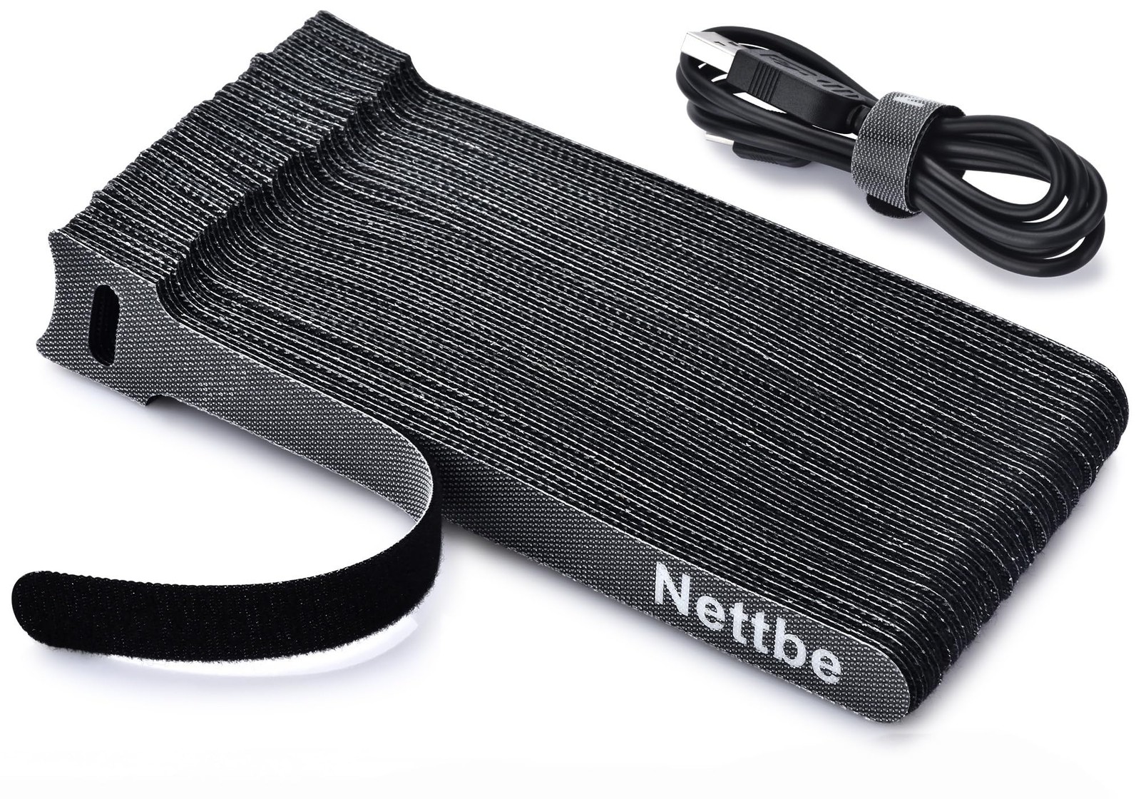 60 PCS 6 Inch Adjustable Cable Ties, Reusable Cord Management Straps