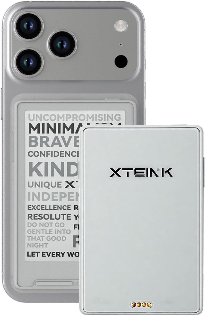 XTEINK X3 3.7" Pocket E-Ink Ebook Reader, Mist Gray | Ultra-Thin 0.2" Design wit