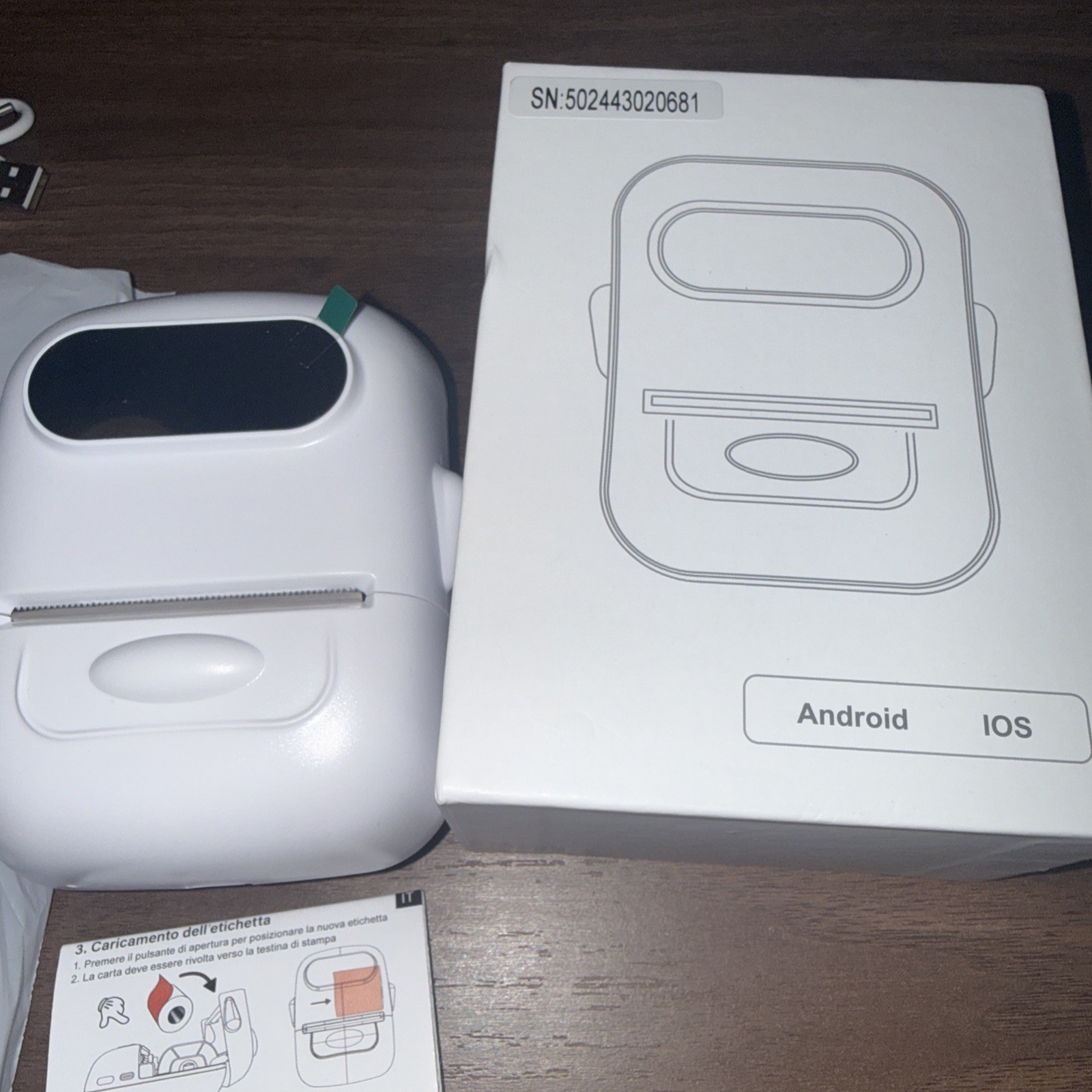 Marklife  P50 Portable Thermal Label Maker Prints labels And barcodes  