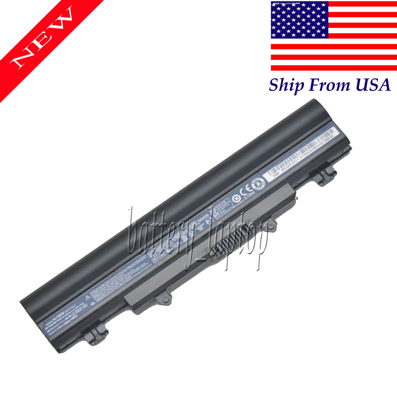 New 5000mAh AL14A32 battery for Acer Aspire E14 E15 E5-421 E5-572G E5-572G-593Y