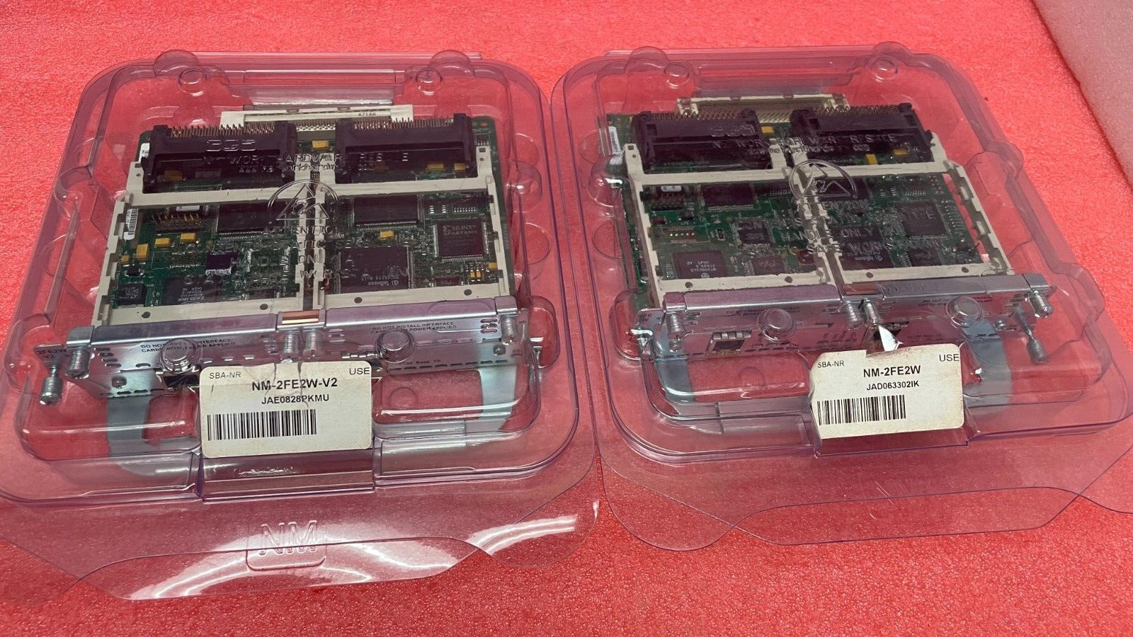 CISCO NM-2FE2W-V2 (&) NM-2FE2W MODULES (TOTAL OF 2 MODS)