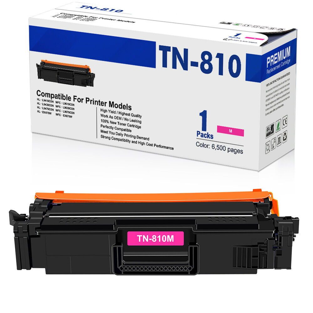 1 PACK Good Quality TN-810 Magenta for Brother HL-L9410CDN Toner Cartridge