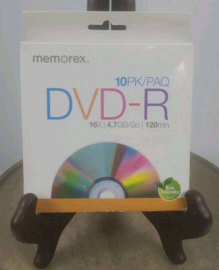 Memorex DVD-R 9 Pack 16x 4.7GB/Go 120min